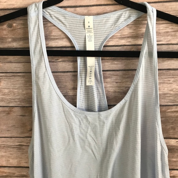NWT HCHA AQUA BLUE LULULEMON 105 SINGLET TANK TOP - Picture 3 of 6